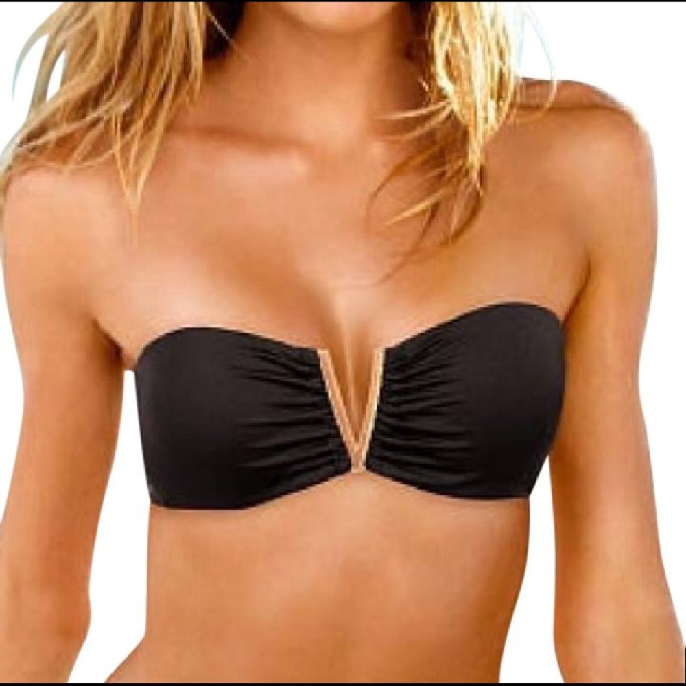 victoria’s secret strapless baiting suit top